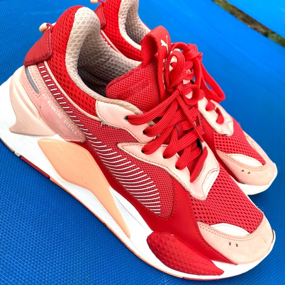 puma running system red